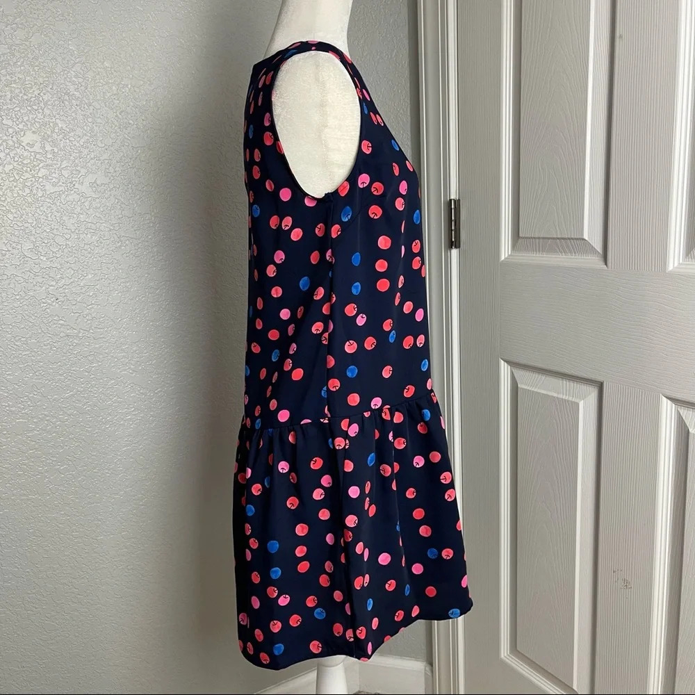 NWOT Cynthia Rowley Drop Waist Shift Dress Cherry Print Sz 2 - Picture 2 of 7